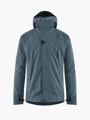 Men Klättermusen Allgrön 2.0 Waterproof Jackets Blue | 43508MLXA