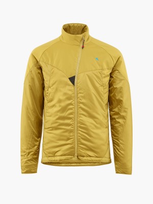 Men Klättermusen Alv 2.0 Down Jackets Yellow | 54297KXRO