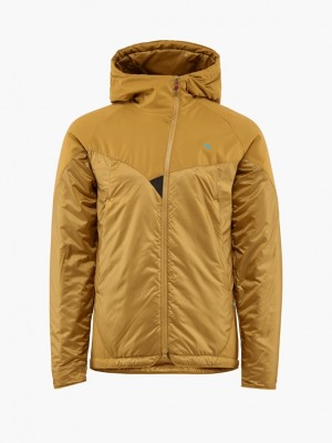 Men Klättermusen Alv Down Jackets Brown | 16392CVKZ