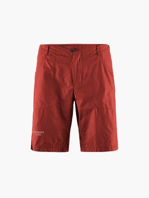 Men Klättermusen Ansur Shorts Red | 60245IUEP