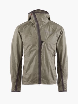 Men Klättermusen Ansur Wind Jacket Green | 48153FTIB