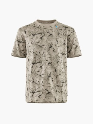 Men Klättermusen Ask SS Tee T-Shirt Beige | 46391FWEB