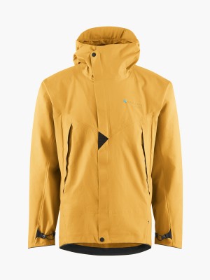 Men Klättermusen Asynja Waterproof Jackets Gold | 85943XDHY