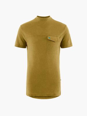 Men Klättermusen Aurvandil SS Tee M's T-Shirt Green | 19603BDZW