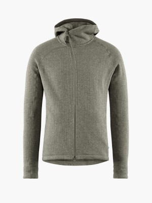 Men Klättermusen Balder Hoodie Midlayer Green | 57648KJNQ