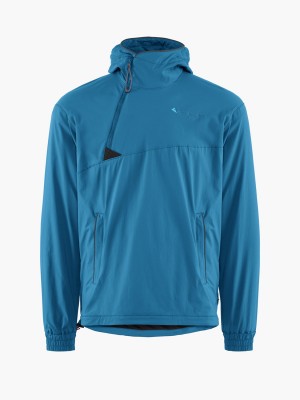 Men Klättermusen Bestla Wind Jacket Blue | 78320TYKG