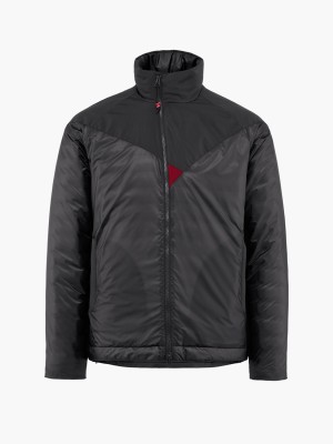 Men Klättermusen Brokk Down Jackets Black | 43906XKGQ