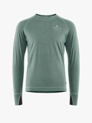 Men Klättermusen Fafne Baselayer Green | 95638UJMX