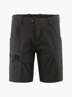 Men Klättermusen Gefjon Shorts Black | 91572HGWQ