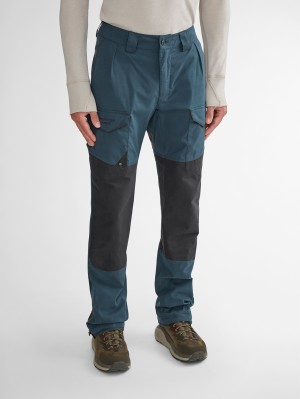 Men Klättermusen Grimner Pants Blue Black | 28463LIME