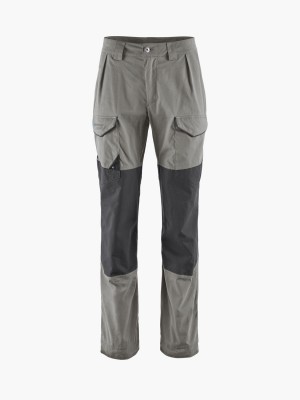 Men Klättermusen Grimner Pants Grey Black | 64852DZVJ