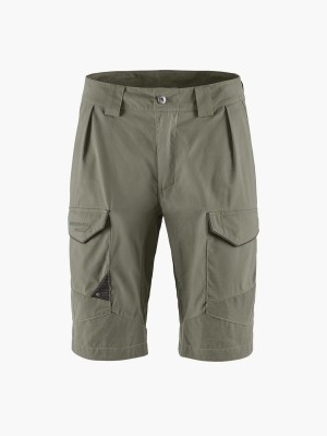 Men Klättermusen Grimner Shorts Green | 15480LCXZ