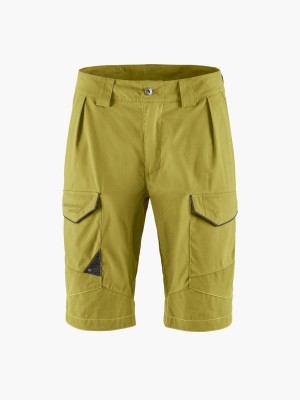 Men Klättermusen Grimner Shorts Green | 84625KWLO