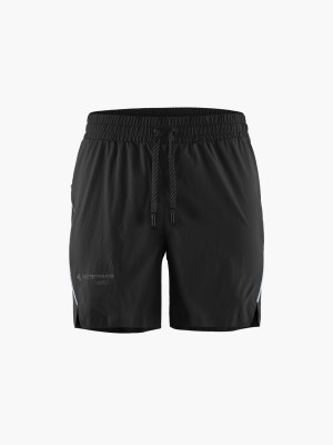 Men Klättermusen Laufey Shorts Black | 81756PTWJ