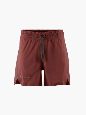 Men Klättermusen Laufey Shorts Red | 01432EKLY