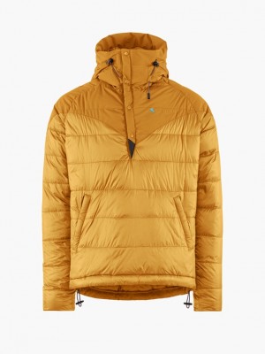 Men Klättermusen Loke 2.0 Down Jackets Yellow | 04617WYGN