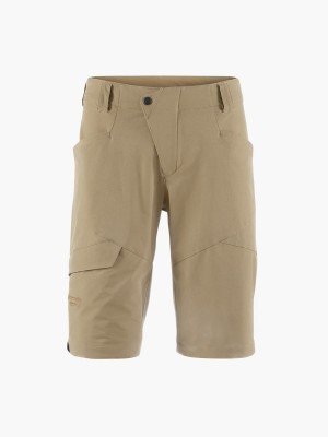 Men Klättermusen Magne 2.0 Shorts Dark Khaki | 23679HOJS