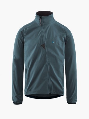 Men Klättermusen Mithril Wind Jacket Blue | 13645TYHM