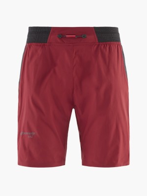 Men Klättermusen Nal Shorts Red | 81920ALSX