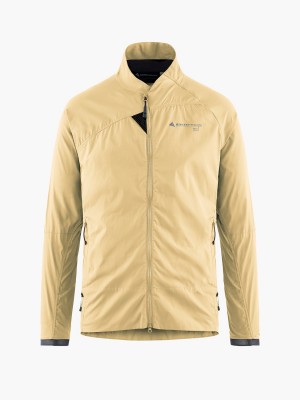 Men Klättermusen Nal Wind Jacket Brown | 46392MNYL