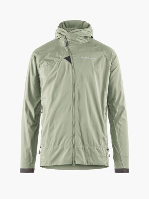 Men Klättermusen Nal Wind Jacket Green | 46175JYFI