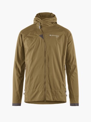 Men Klättermusen Nal Wind Jacket Olive | 92567NFUV