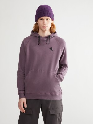 Men Klättermusen Runa Nomad Hoodie Purple | 81407GQZX