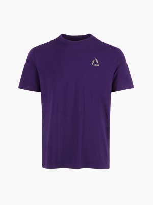 Men Klättermusen Runa Scrambling T-Shirt Purple | 60824OPMK