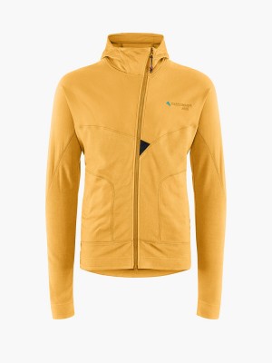 Men Klättermusen Sigyn Fleece Gold | 67143OWTC