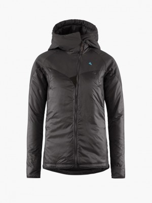 Women Klättermusen Alv Down Jackets Black | 13402YRIL