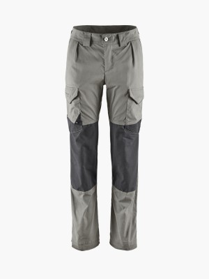 Women Klättermusen Grimner Pants Grey Black | 74208TSHO