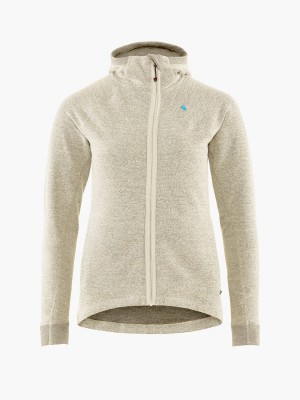 Women Klättermusen Hödur Fleece Beige | 69843NORA