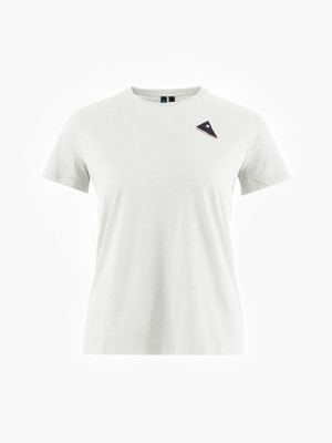 Women Klättermusen Runa Token T-Shirt White | 56298ZYUO