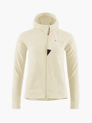 Women Klättermusen Sigyn Fleece Beige | 15670BZYO