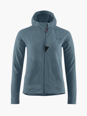 Women Klättermusen Sigyn Fleece Blue | 09674NFLR