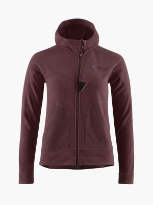 Women Klättermusen Sigyn Fleece Red | 28605GKDA