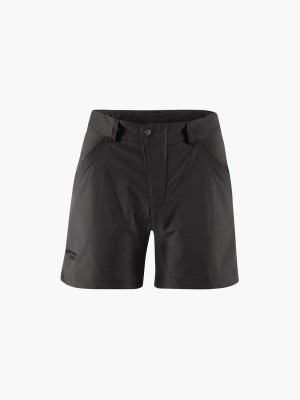 Women Klättermusen Vanadis 3.0 Shorts Black | 36278OZAC