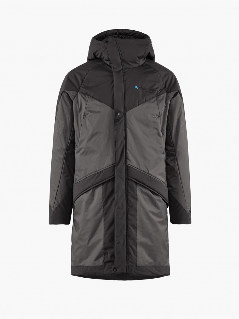 Men Klättermusen Alfheim Parka Black | 64529IYWJ