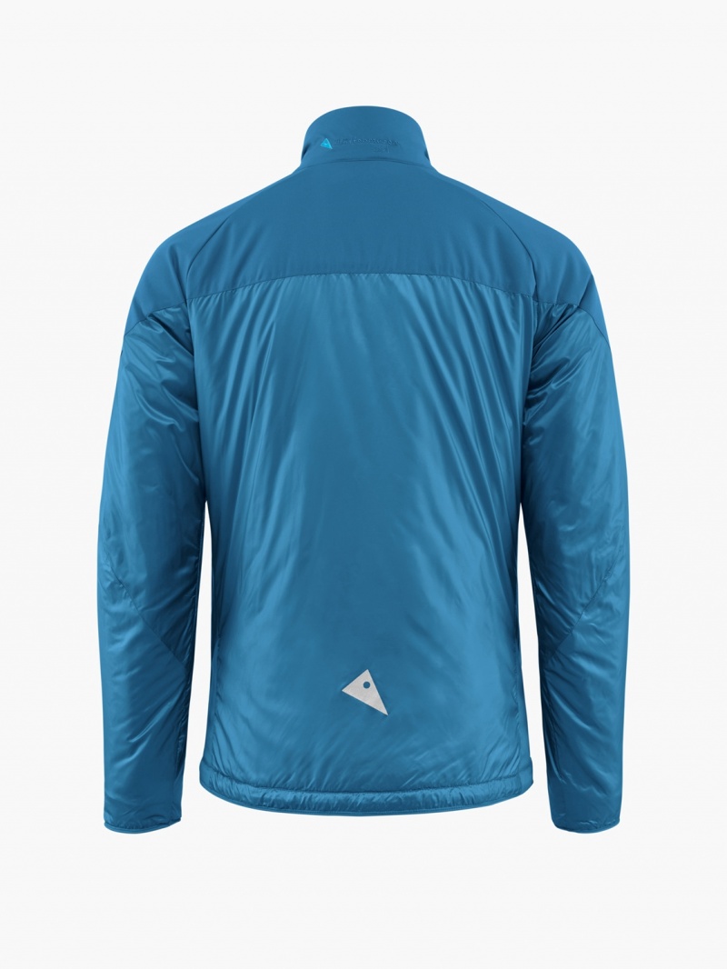 Men Klättermusen Alv 2.0 Down Jackets Blue | 28931CBKO