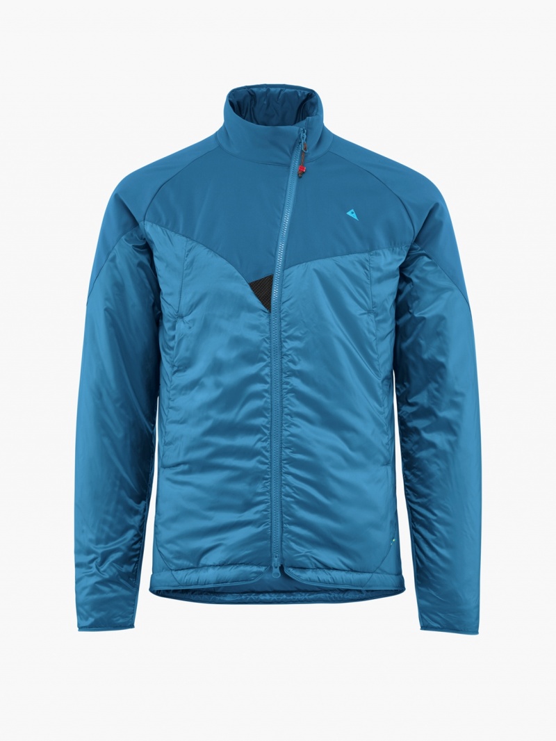 Men Klättermusen Alv 2.0 Down Jackets Blue | 28931CBKO