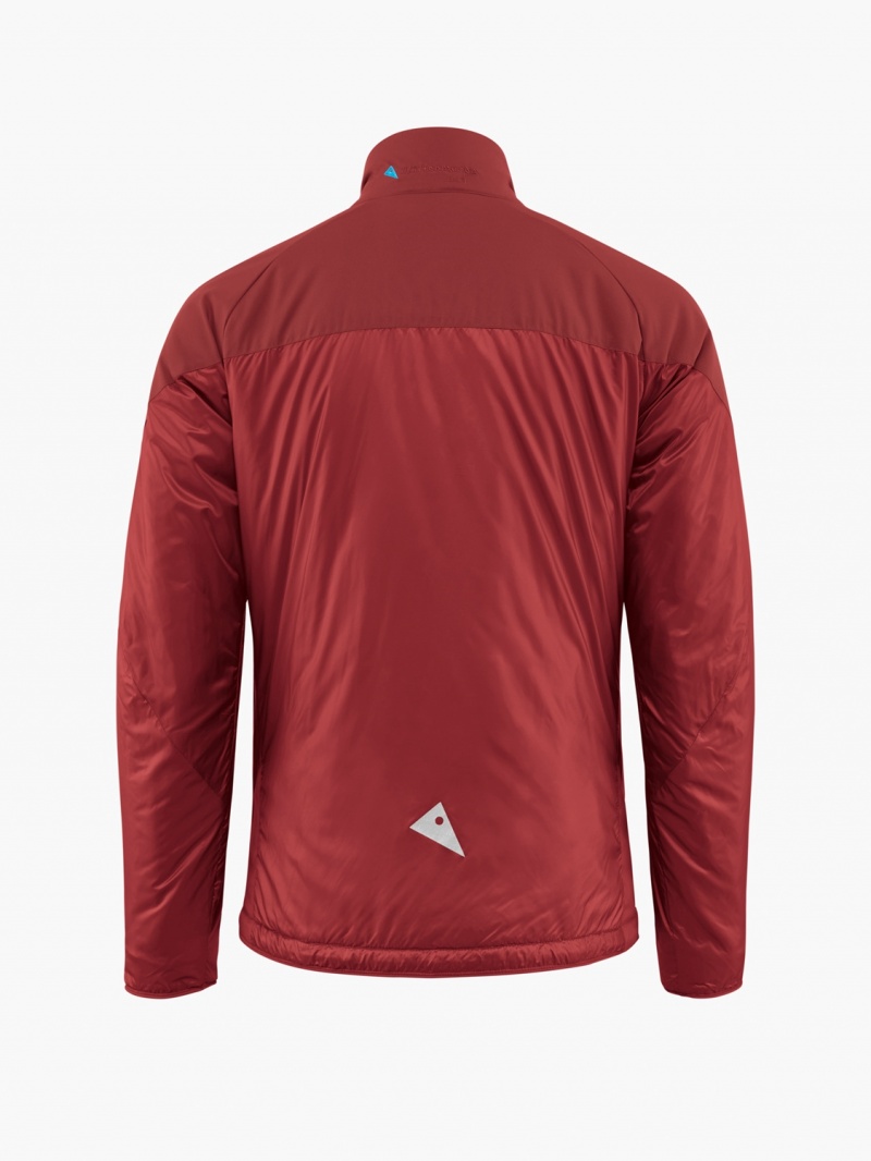 Men Klättermusen Alv 2.0 Down Jackets Red | 32587MAFE