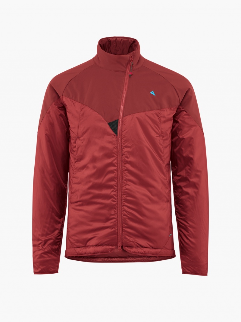 Men Klättermusen Alv 2.0 Down Jackets Red | 32587MAFE