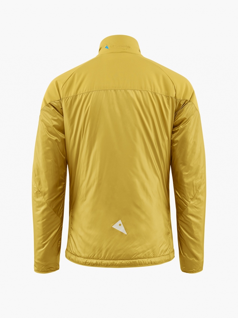 Men Klättermusen Alv 2.0 Down Jackets Yellow | 54297KXRO