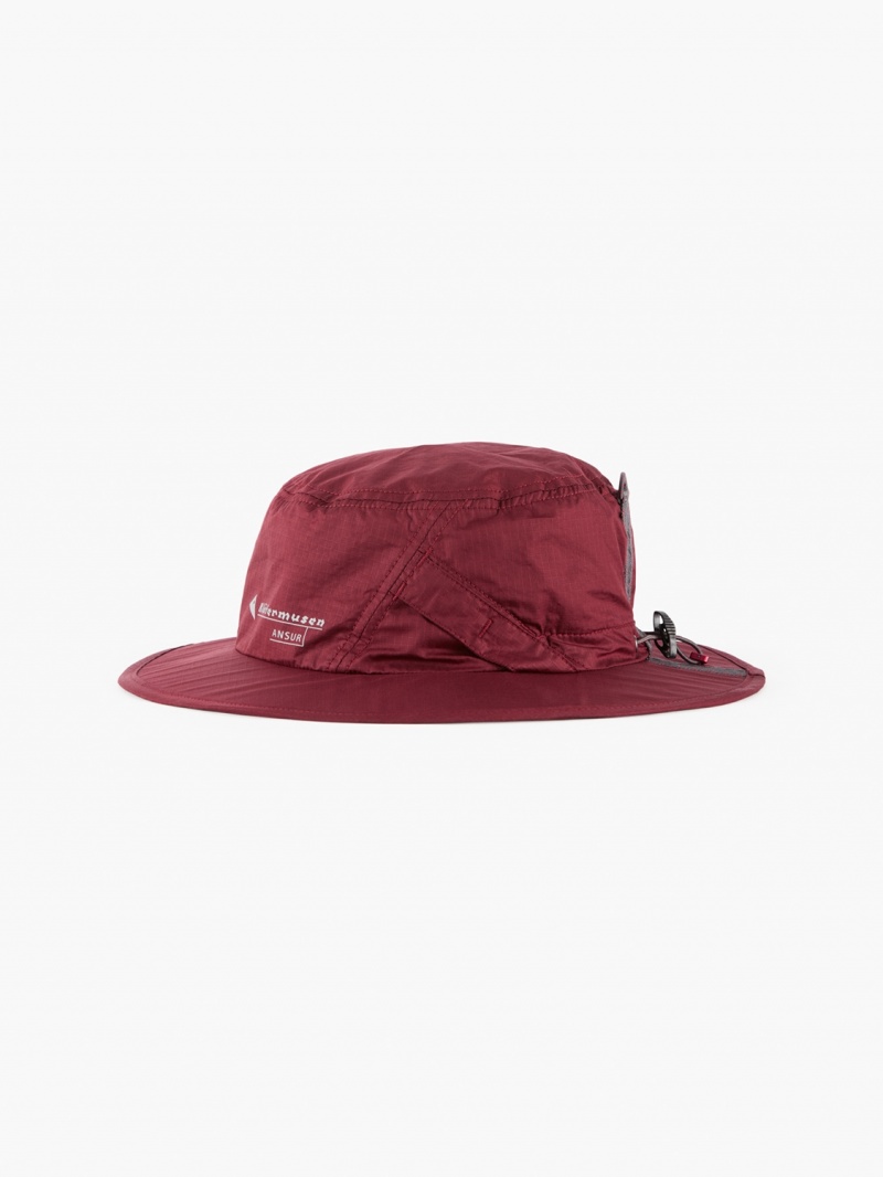 Men Klättermusen Ansur Hats Red | 42390TQNP