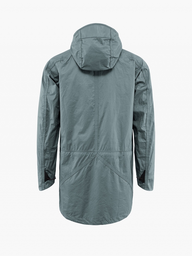 Men Klättermusen Ansur Parka Blue | 31078PJEQ