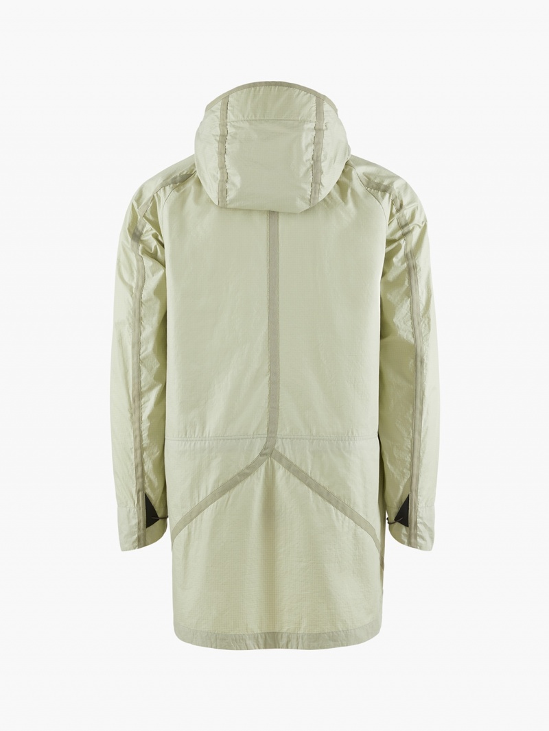 Men Klättermusen Ansur Parka Green Silver | 26954ENKA