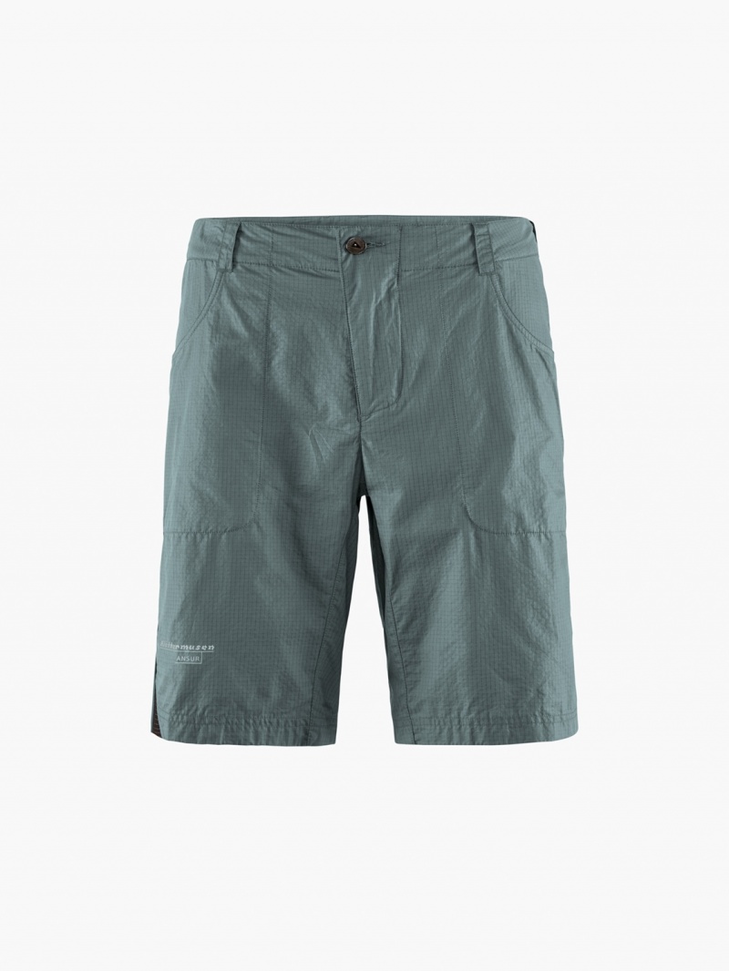 Men Klättermusen Ansur Shorts Blue | 89567INBW