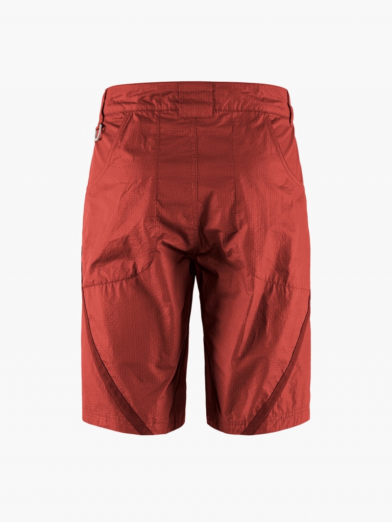 Men Klättermusen Ansur Shorts Red | 60245IUEP