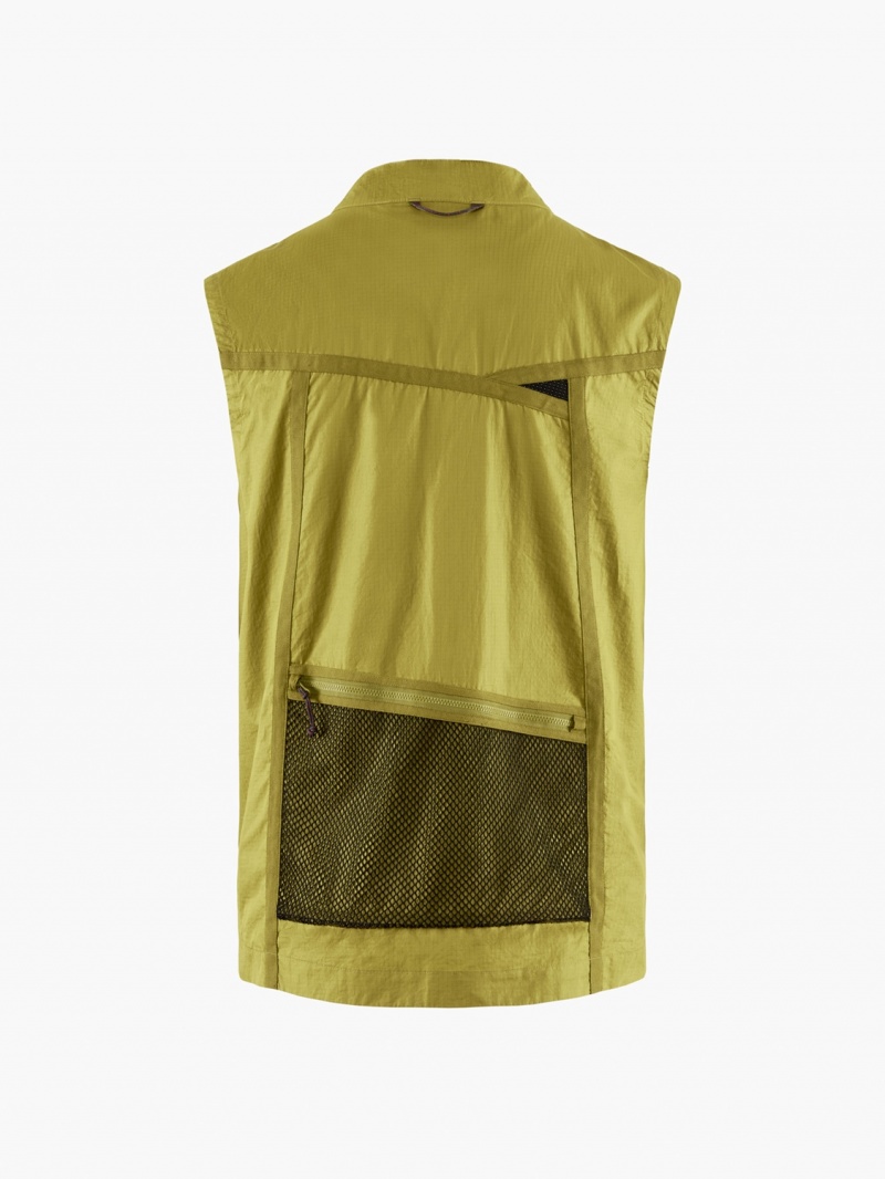 Men Klättermusen Ansur Vest Green | 01864MHQK