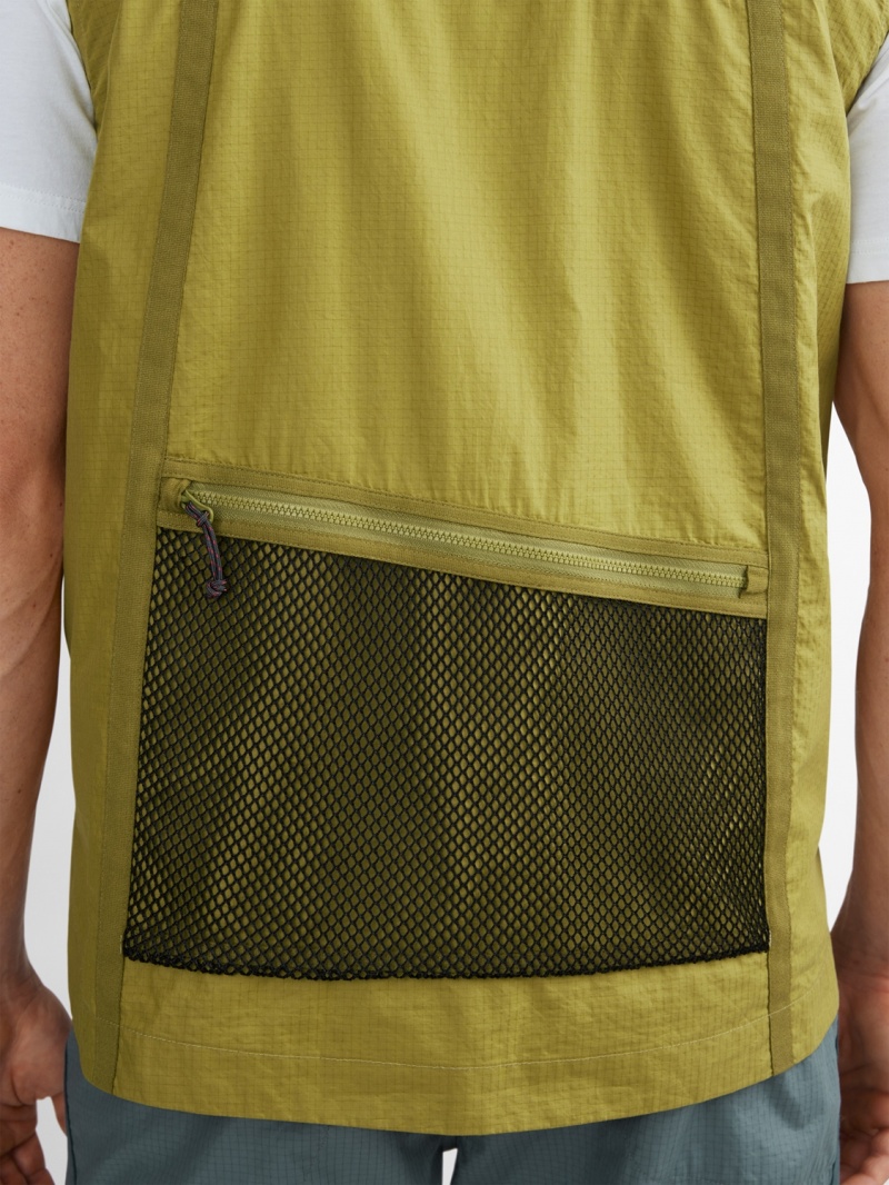 Men Klättermusen Ansur Vest Green | 01864MHQK